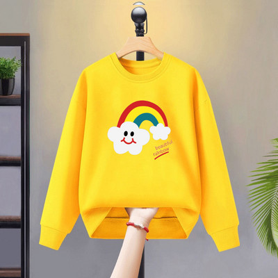 Divatos pulóver lányoknak színes mintával