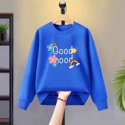 Divatos pulóver lányoknak színes mintával