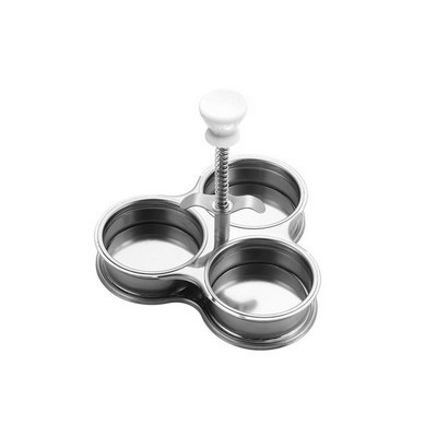 Braconier de ouă cu acoperire antiaderență de 3 cești, din oțel inoxidabil, pentru braconaj, unelte de bucătărie, ustensile, accesorii pentru copt