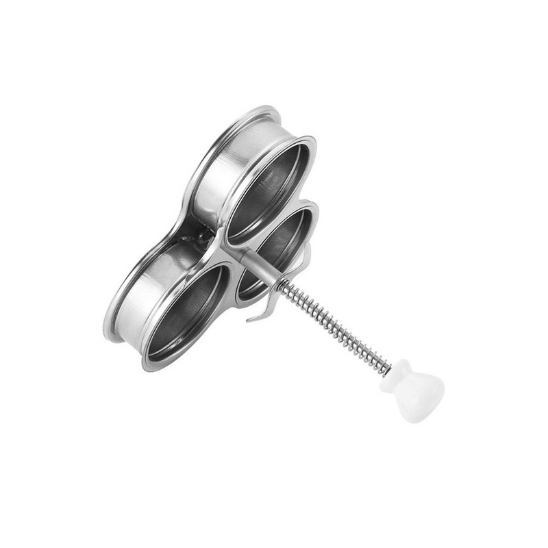 Braconier de ouă cu acoperire antiaderență de 3 cești, din oțel inoxidabil, pentru braconaj, unelte de bucătărie, ustensile, accesorii pentru copt