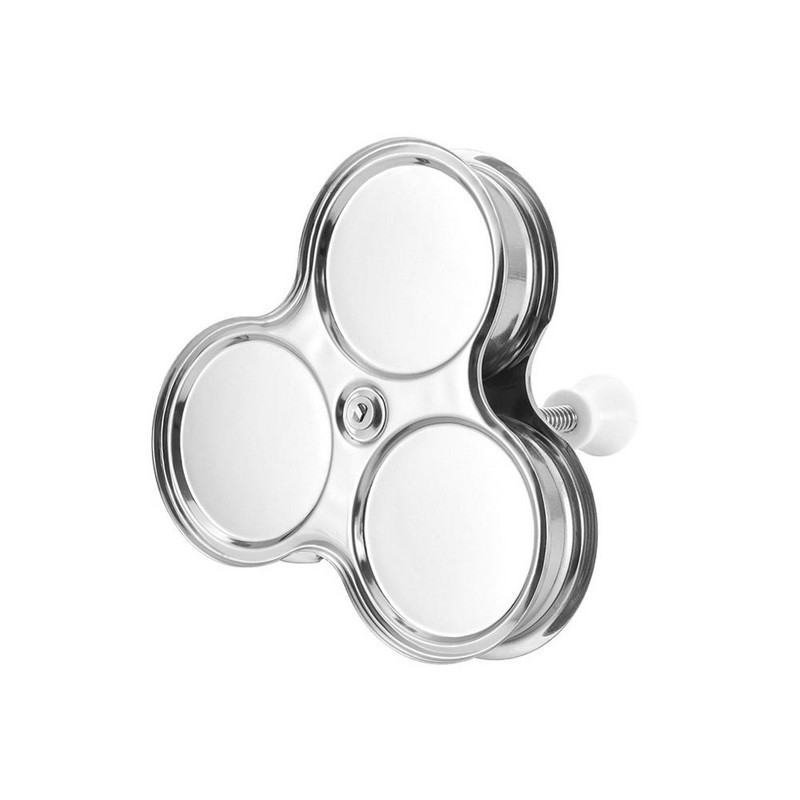 Braconier de ouă cu acoperire antiaderență de 3 cești, din oțel inoxidabil, pentru braconaj, unelte de bucătărie, ustensile, accesorii pentru copt