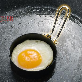 Φόρμα αυγών τηγανητό αντικολλητικό ανοξείδωτο χερούλι Στρογγυλό μπουρεκάκια για τηγανίτες Φόρμα τηγανιού Αξεσουάρ κουζίνας Εργαλεία μαγειρέματος