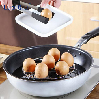 Многофункционална рамка от неръждаема стомана за кухня Многорешетен дизайн на уред за пара за яйца и патешки яйца