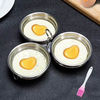 Mini Multifunctional Egg Steamer Boiled Egg Παιδικό συμπλήρωμα διατροφής Stewed Eggs Artifact από ανοξείδωτο ατσάλι Convenient Round