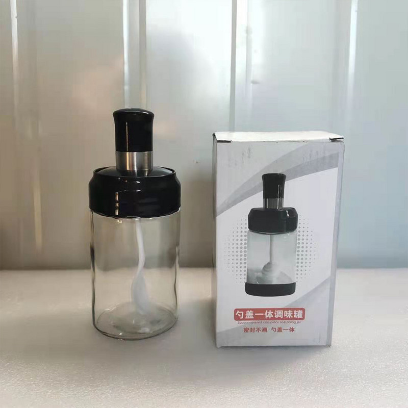 250 ml-es üveg fűszeres üveg fűszerszervező tégely fűszeres tartály só cukor bors olívaolaj tároló konyhai grillezési eszközökhöz