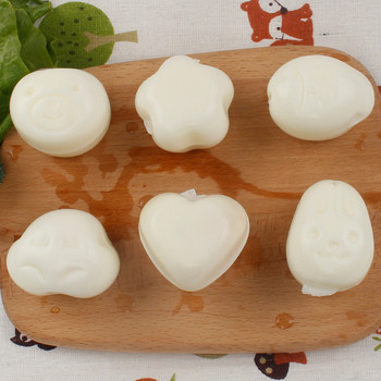 6 τμχ Cartoon Sushi Maker Kitchen DIY Tool Καλούπι για μπάλα ρυζιού Καλούπι βραστό αυγό Αξεσουάρ κουζίνας Cartoon Σετ 6 τεμαχίων Καλούπι αυγών