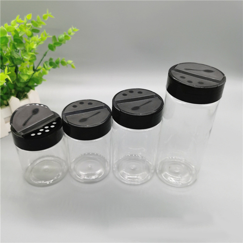 10db műanyag fűszeres tégely sóbors shakerhez fűszerező palackok pillangós fedő dizájn BBQ ételízesítő tartály konyhai kütyü