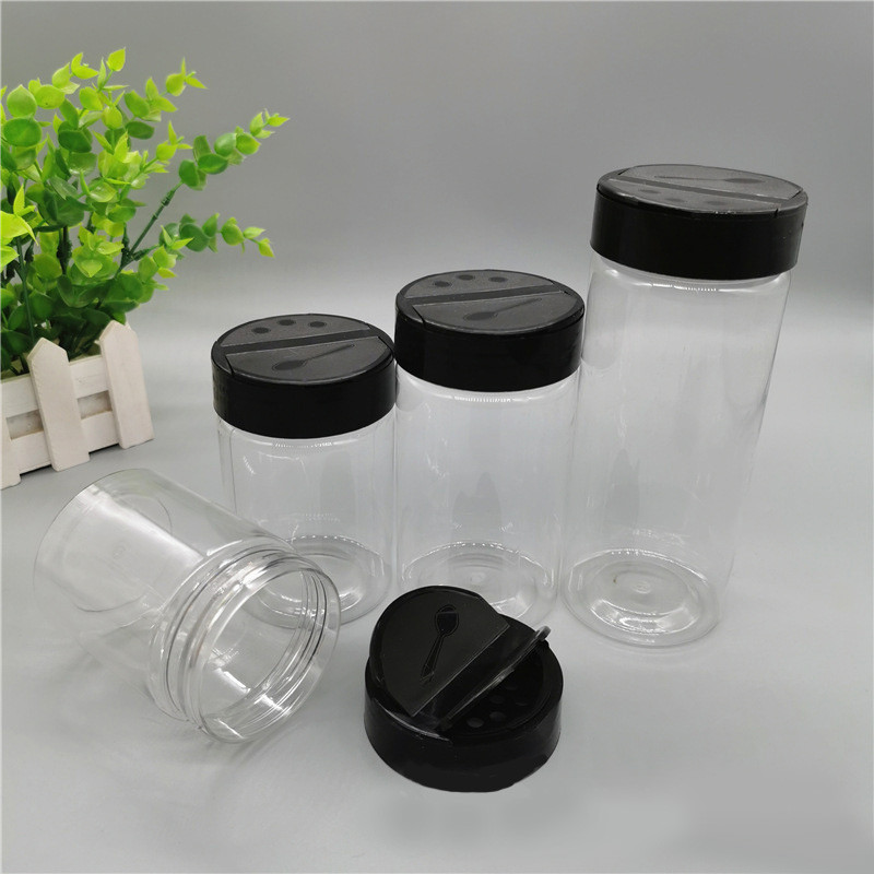 10db műanyag fűszeres tégely sóbors shakerhez fűszerező palackok pillangós fedő dizájn BBQ ételízesítő tartály konyhai kütyü