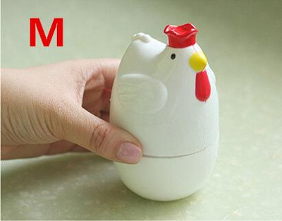 Új szórakoztató csirke alakú tojásbojler pároló élelmiszer minőségű műanyag 4 lyukú tojástartó konyhai főzőeszköz tartozékokhoz