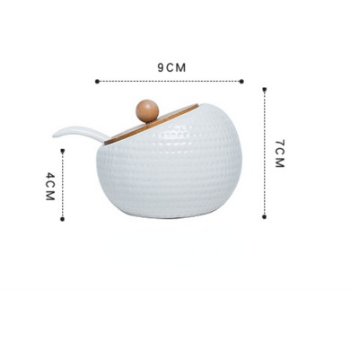 Kerámia fűszeres doboz Konyhai kellékek Fűszeres tégely Golf Kreatív Fűszeres Palack Bors Só Korsó Háztartási Kombinációs készlet