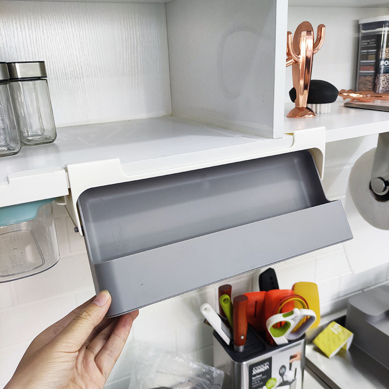 Konyhai fűszeres palack tároló állvány Öntapadó falra szerelhető fűszerrendszerező állvány Fűszertartó paprika palack tároló állvány