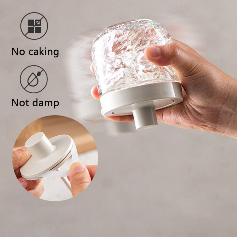 Condimente de acasă Sare Zahăr Ulei Oală Bucătărie Borcan de sticlă Cutie cu suport pentru arome pentru Gadget de bucătărie Cutii pentru dispozitive Seturi de organizatori