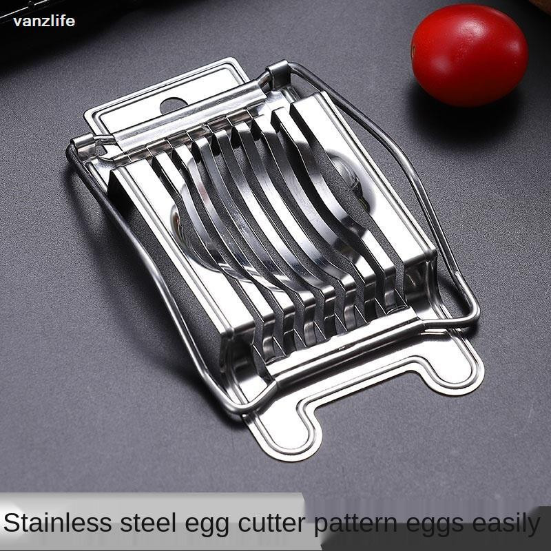 vanzlife virtuvės kiaušinių pjaustyklė nerūdijančio plieno kiaušinių pjaustymo artefaktas buityje konservuotų kiaušinių skirstytuvas daugiafunkcis maišytuvas kiaušinių pjaustytuvas