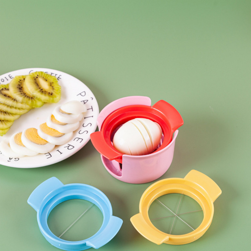 Daugiafunkcinis kiaušinių pjaustyklės skyrius nerūdijančio plieno kiaušinių pjaustytuvas Kūrybiniai virtuvės kiaušinių įrankiai pietų mėsos pjaustyklės virtuvės prietaisai