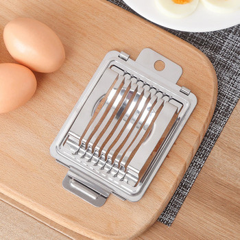 Πολυλειτουργικός κόφτης αυγών από σύρμα από ανοξείδωτο χάλυβα Egg Slicer Sectioner Cutter καλούπια Φορητά Gadgets κουζίνας κοπής κρέατος γεύματος