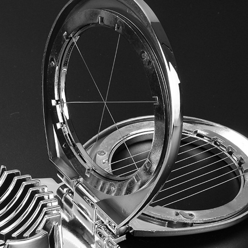 L74D Daugiafunkcis kiaušinių pjaustyklės 304 nerūdijančio plieno viela kietai virtiems kiaušiniams Kiaušinių pjaustytuvas, skirtas braškių vaisiams pjaustyti