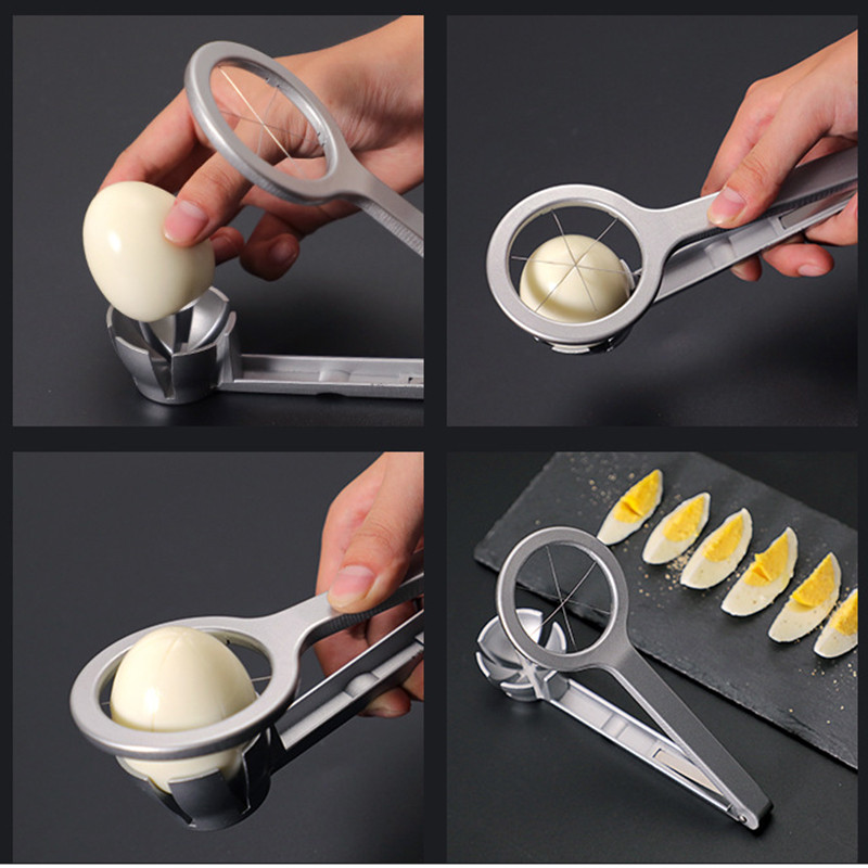 Tăiător de ouă Ouă fierte tari Clapă manuală de ouă și Tăiător de ouă conservate Accesorii pentru bucătărie Articole și accesorii pentru bucătărie