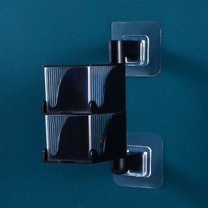 Cutie rotativă cu mai multe straturi pentru condimente Organizator de bucătărie Raft de depozitare Raft de perete Borcan pentru condimente pentru acasă Sticla de condimente suspendată Saliner