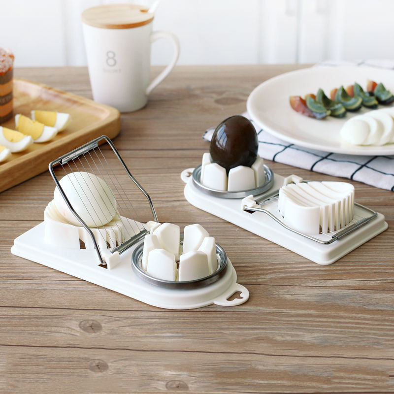 Tăiător de ouă din oțel inoxidabil, 1 buc, tăietor de ouă multifuncțional, tăietor de ouă, matriță în formă de floare, tăietor de carne pentru prânz, gadgeturi de bucătărie