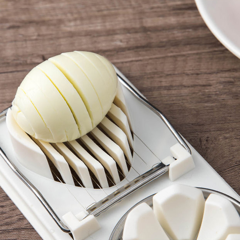 Tăiător de ouă din oțel inoxidabil, 1 buc, tăietor de ouă multifuncțional, tăietor de ouă, matriță în formă de floare, tăietor de carne pentru prânz, gadgeturi de bucătărie