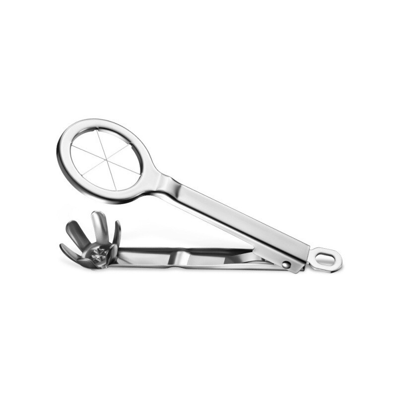 Rozsdamentes acél többfunkciós tojásvágó kézi gyümölcs-zöldség-kreatív szeletelő gomba kiwi osztó konyhai eszközök