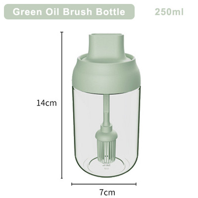 BEEMAN 250 ml-es üveg fűszeres tégelyek konyhai fűszerezés készlet palack borsos kanál fűszeres tégely olajecset méz ételtároló edény