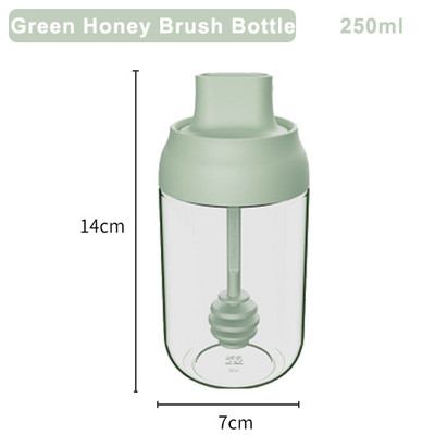 BEEMAN 250 ml-es üveg fűszeres tégelyek konyhai fűszerezés készlet palack borsos kanál fűszeres tégely olajecset méz ételtároló edény