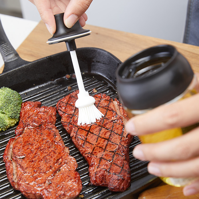 BEEMAN 250 ml-es üveg fűszeres tégelyek konyhai fűszerezés készlet palack borsos kanál fűszeres tégely olajecset méz ételtároló edény