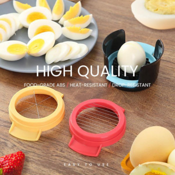 Πολυλειτουργικό Egg Cutter Egg Cutter Πολυλειτουργικό Egg Slicer 3 σε 1 gadget κουζίνας Οικιακή κουζίνα Εργαλεία αυγών Gadget κουζίνας