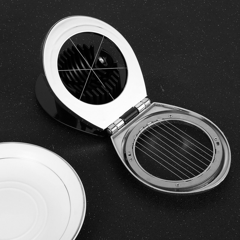 Daugiafunkcinis kiaušinių pjaustytuvas nerūdijančio plieno kiaušinių pjaustyklės pjaustytuvas Gėlės formos pietų mėsos pjaustyklės virtuvės prietaisai