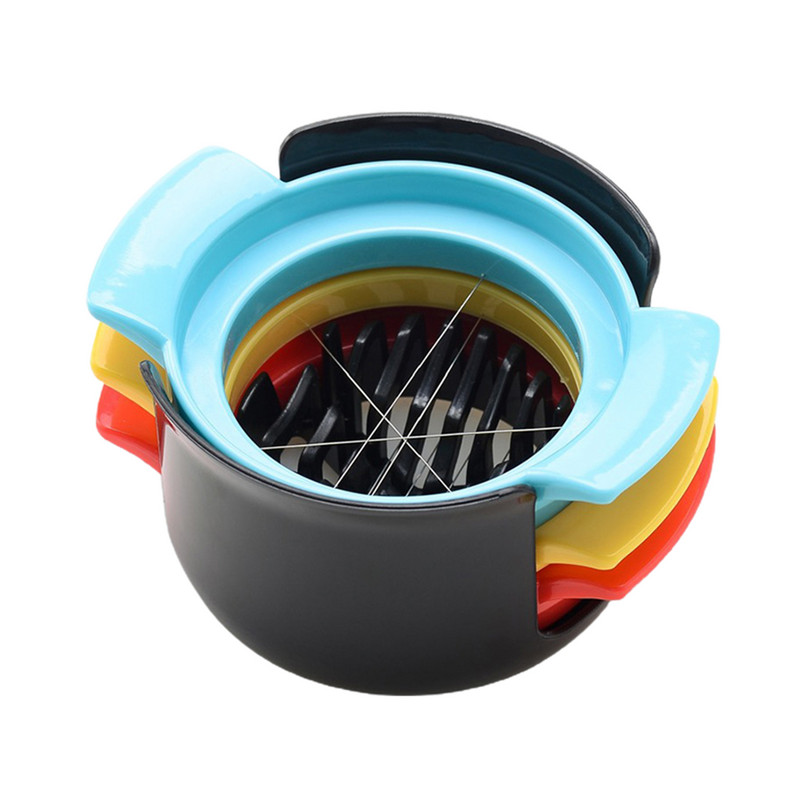 3 u 1 Rezač jaja za tvrdo kuhana jaja Rezač od žice od nehrđajućeg čelika Rezač voća jagoda Kuhinjski pribor xqmg Alati za jaja Gadgeti