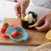 Tăiător de ouă multifuncțional pentru tăietor de fructe de căpșuni Mucegai de tăiat fulgi de lămâie Dispozitiv de bucătărie Gadgets de bucătărie Ambalare cutie pentru ouă