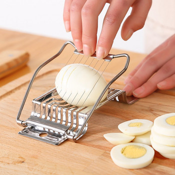 Κόφτες αυγών από ανοξείδωτο ατσάλι Πολυλειτουργικό σύρμα διαχωριστικό αυγών Pidan Εργαλεία διαχωριστή φραουλών Αξεσουάρ Gadget κουζίνας