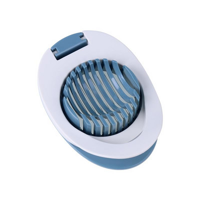 Többfunkciós tojásszeletelő szakaszvágó elválasztó műanyag tojáshasító tojásvágó eszköz Kreatív konyhai tojáseszközök