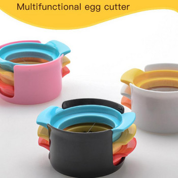 Подобрена резачка за яйца три в едно от ABS, 304 резачка за яйца, резачка за разпръснати цветя, кухненска резачка за яйца