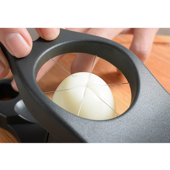 Κόφτες αυγών 2 σε 1 από ανοξείδωτο χάλυβα για βραστά αυγά Κόφτης αυγών Διαχωριστές κουζινών Gadgets κουζίνας KI