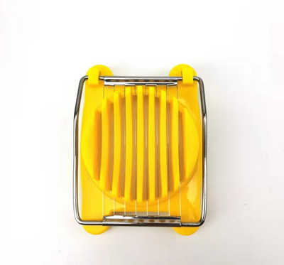 Rezač za jaja 304 ručni separatori od nehrđajućeg čelika Višenamjenski rezač za voće s 2 stila rezanja Kuhinjski dodatak Sjeckalica za jaja