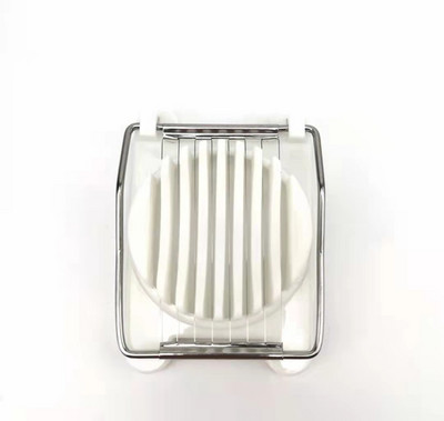 Rezač za jaja 304 ručni separatori od nehrđajućeg čelika Višenamjenski rezač za voće s 2 stila rezanja Kuhinjski dodatak Sjeckalica za jaja