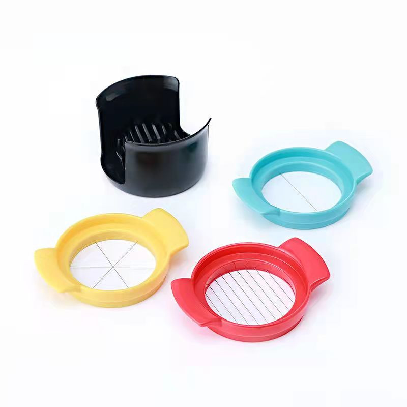 Háztartási tojásvágó 3 az 1-ben főtt tojás szeletelő eperhasító Többfunkciós konyhai tojásvágó eszközök Tartozékok