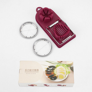 Tojásverő többfunkciós rozsdamentes acél tojáshabverő szeletelő forma Virág alakú ebéd hússzeletelő konyhai minőségbiztosítás