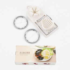 Tojásverő többfunkciós rozsdamentes acél tojáshabverő szeletelő forma Virág alakú ebéd hússzeletelő konyhai minőségbiztosítás