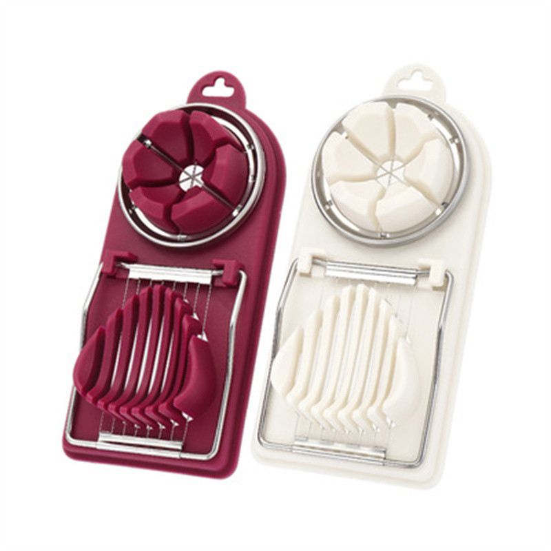 Tojásverő többfunkciós rozsdamentes acél tojáshabverő szeletelő forma Virág alakú ebéd hússzeletelő konyhai minőségbiztosítás