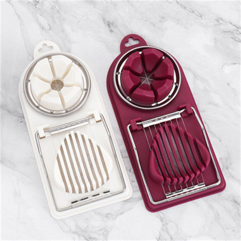 Tojásverő többfunkciós rozsdamentes acél tojáshabverő szeletelő forma Virág alakú ebéd hússzeletelő konyhai minőségbiztosítás