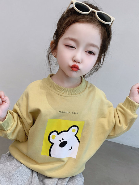 Dječja bluza za djevojčice s O izrezom