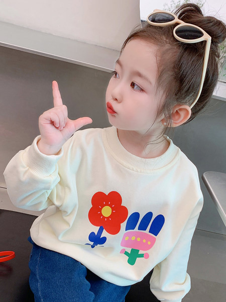 Dječja bluza za djevojčice s O izrezom