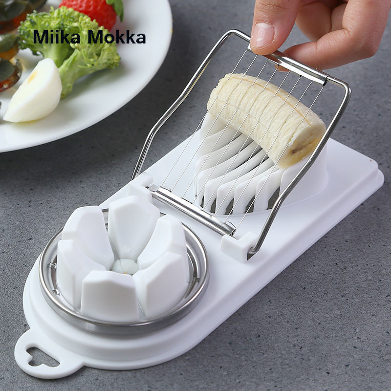 1PC Rezač za jaja od nehrđajućeg čelika Rezači za jaja Višenamjensko rezanje voća i povrća Kuhinjski dodaci Rezanje Naprave za kuhanje