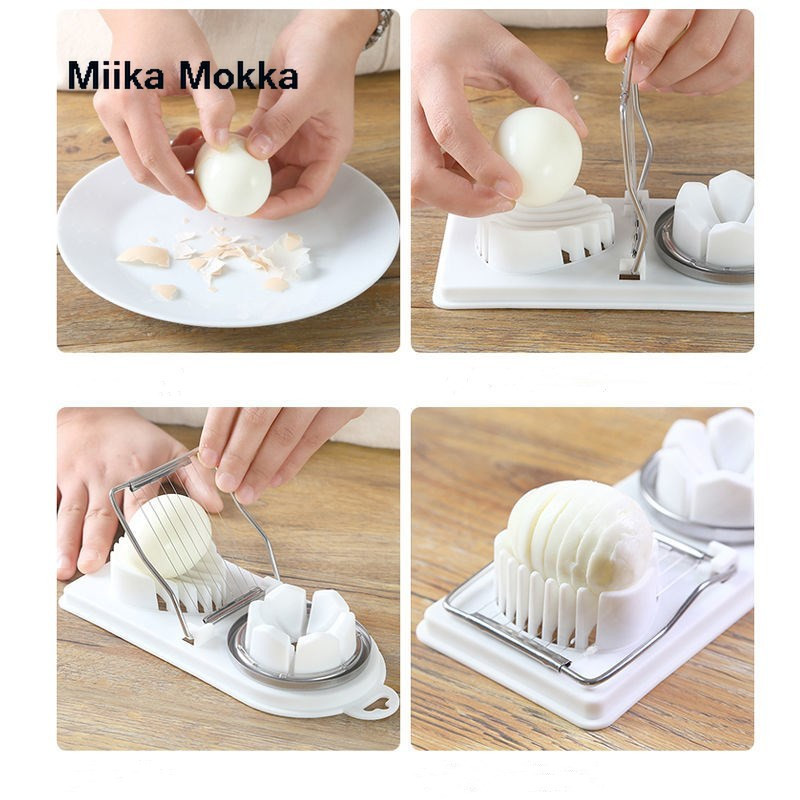 1PC Rezač za jaja od nehrđajućeg čelika Rezači za jaja Višenamjensko rezanje voća i povrća Kuhinjski dodaci Rezanje Naprave za kuhanje