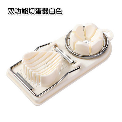 Mi 304 rozsdamentes acél tojásvágó háztartási használatra, gyorsvágó tartósított tojásokhoz, konyhai többfunkciós hatszögvágó