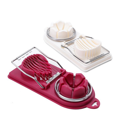 Tăiător de ouă din oțel inoxidabil Cutter multifuncțional Ouă Splitter fantezie Ustensile de bucătărie Instrument de gătit Accesorii de bucătărie