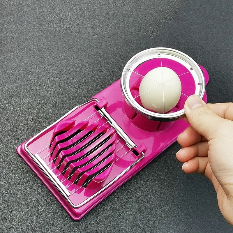 Tăiător de ouă din oțel inoxidabil Cutter multifuncțional Ouă Splitter fantezie Ustensile de bucătărie Instrument de gătit Accesorii de bucătărie